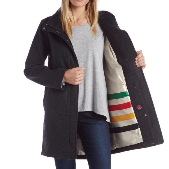 Pendleton Jackets & Blazers - Pendleton Women's Charcoal Water Wool Jacket